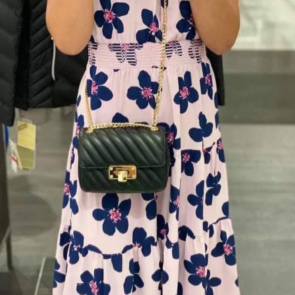 Michael Kors Peyton small flap quilted crossbody bag
